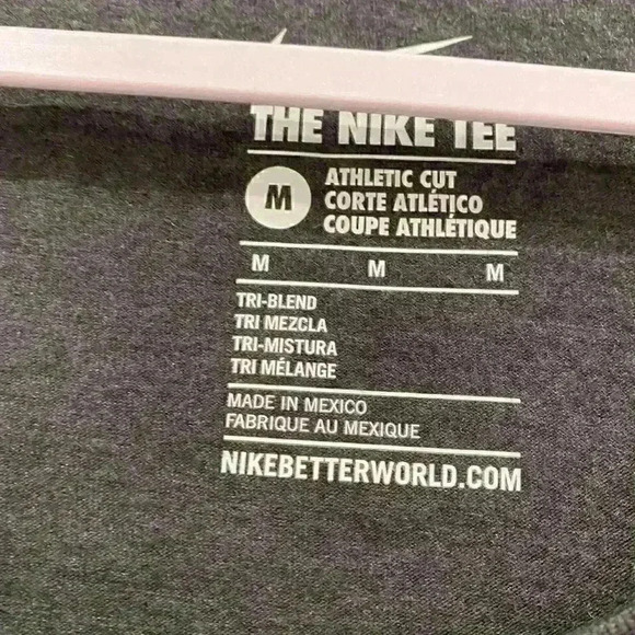 NWT NIKE Florida gators short sleeve top Sz M in charcoal gray/blue. Hard find - Picture 4 of 5